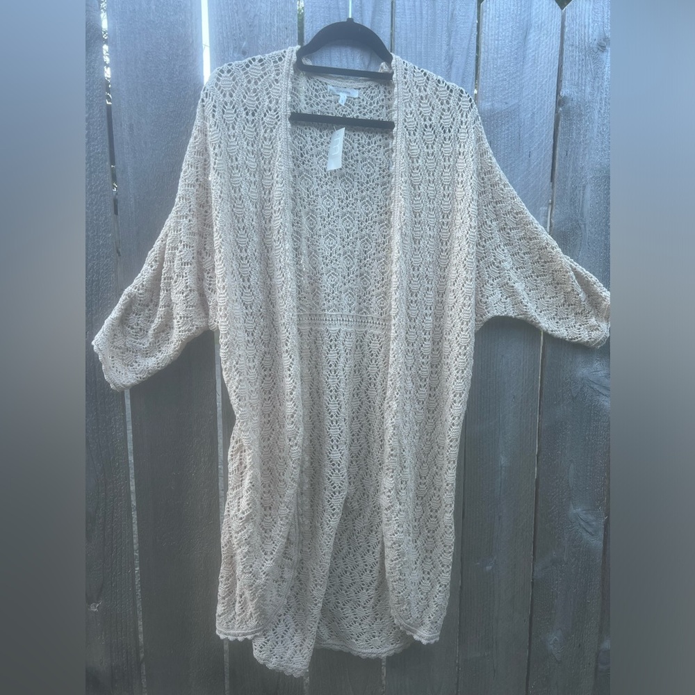 Light Tan Women’s knitted Cardigan
